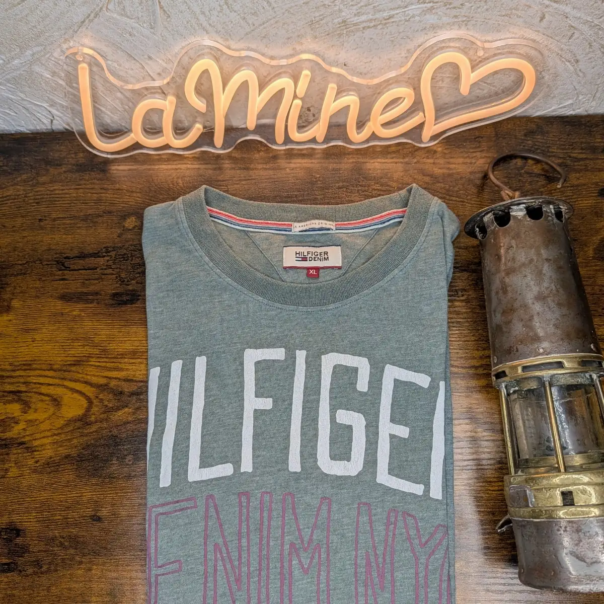 T-shirt Tommy Hilfiger Denim NYC - Gris Anthracite