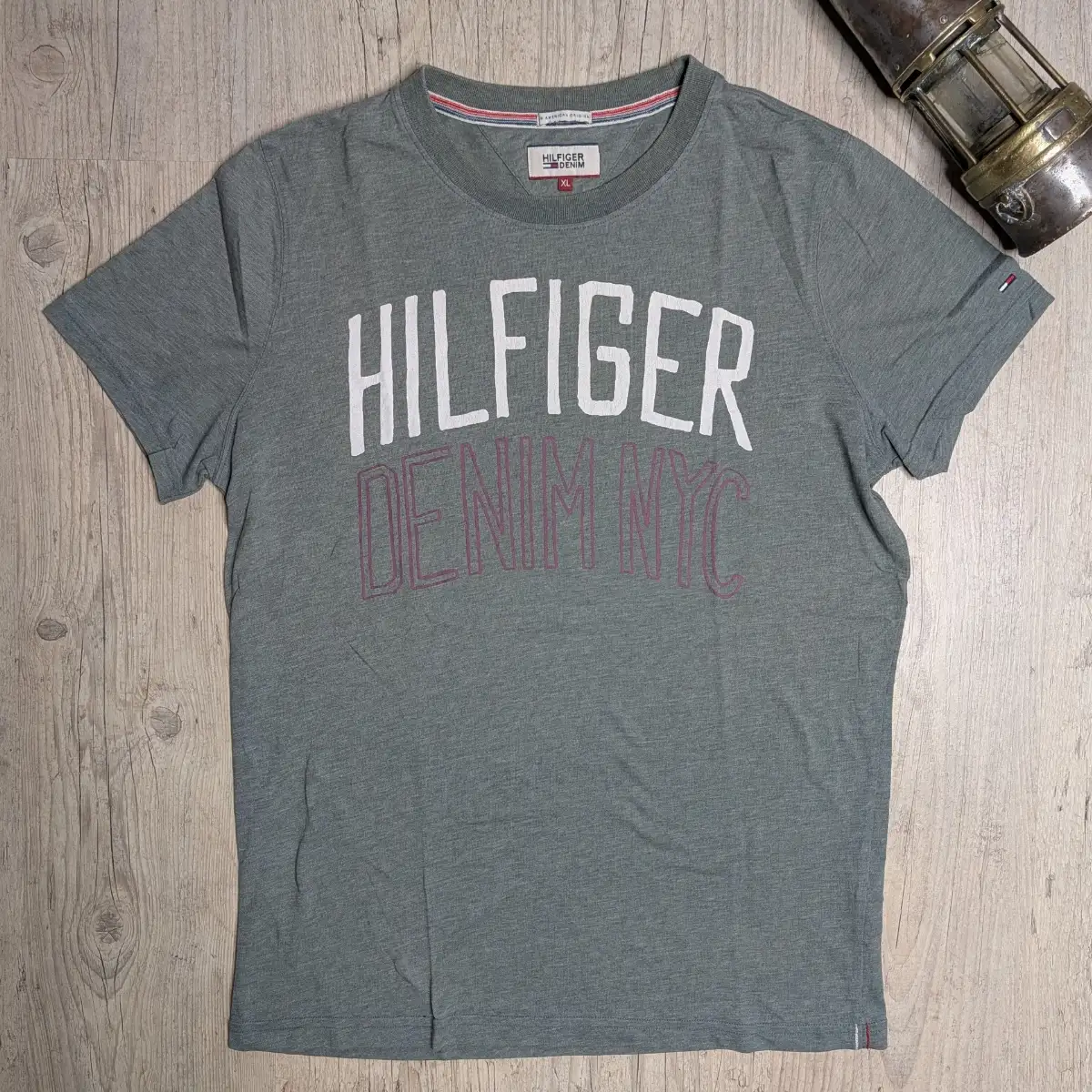 T-shirt Tommy Hilfiger Denim NYC - Gris Anthracite